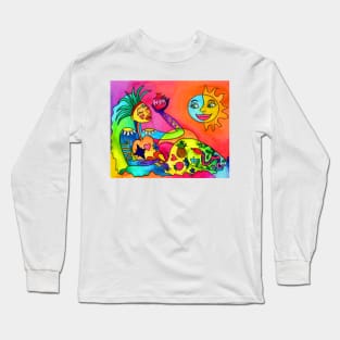 Tropical Goddess Long Sleeve T-Shirt